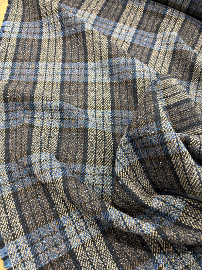 EDDY 014 checkered shetland wool tweed
