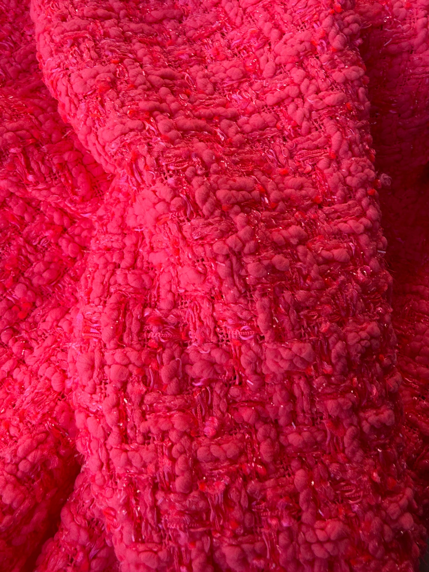 MIA 019 GUCCI fluo pink cotton Chanel style tweed