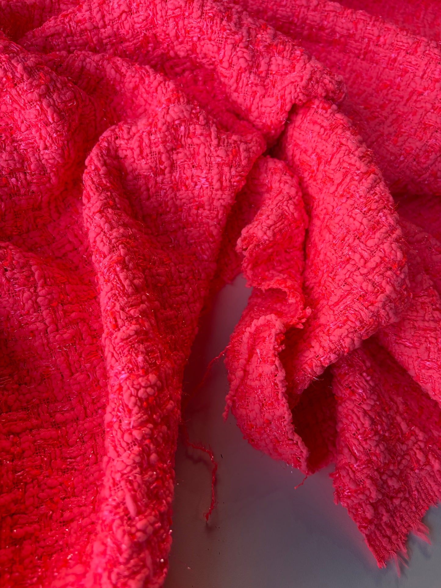 MIA 019 GUCCI fluo pink cotton Chanel style tweed