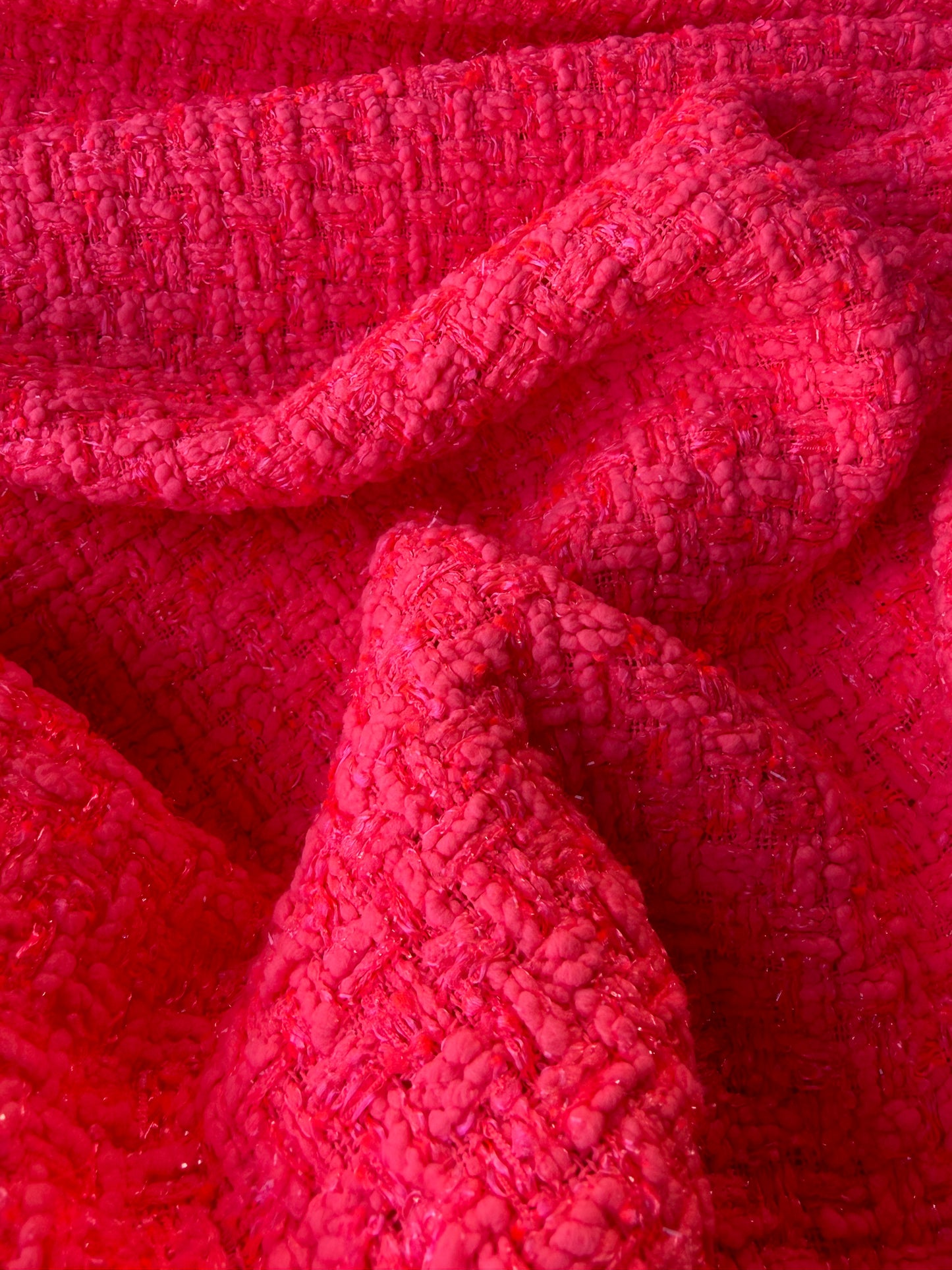MIA 019 GUCCI fluo pink cotton Chanel style tweed