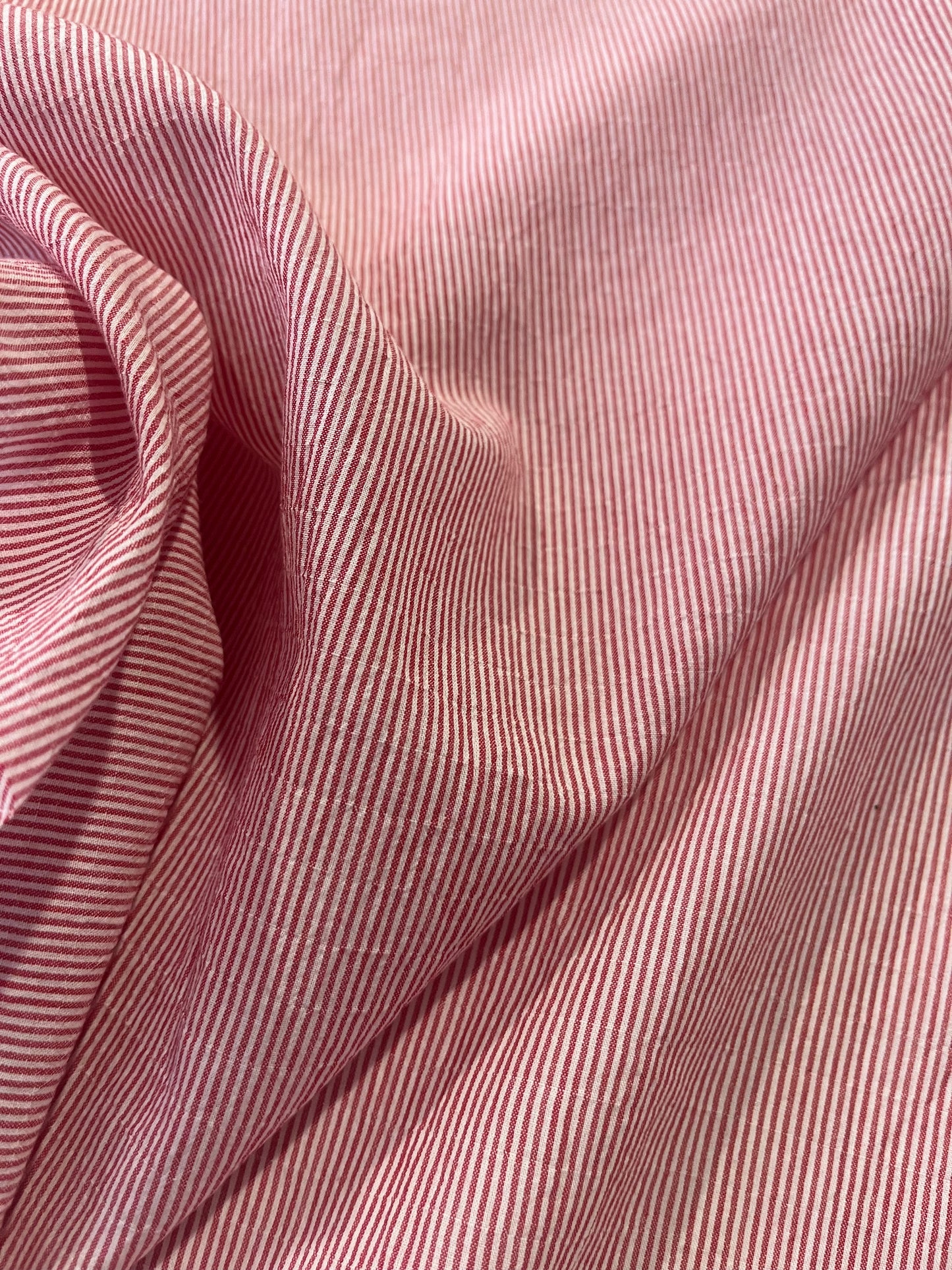 LC STEF 065 colourwoven cotton voile seersucker stripes