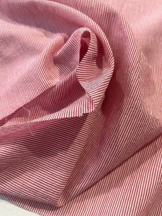 LC STEF 065 colourwoven cotton voile seersucker stripes