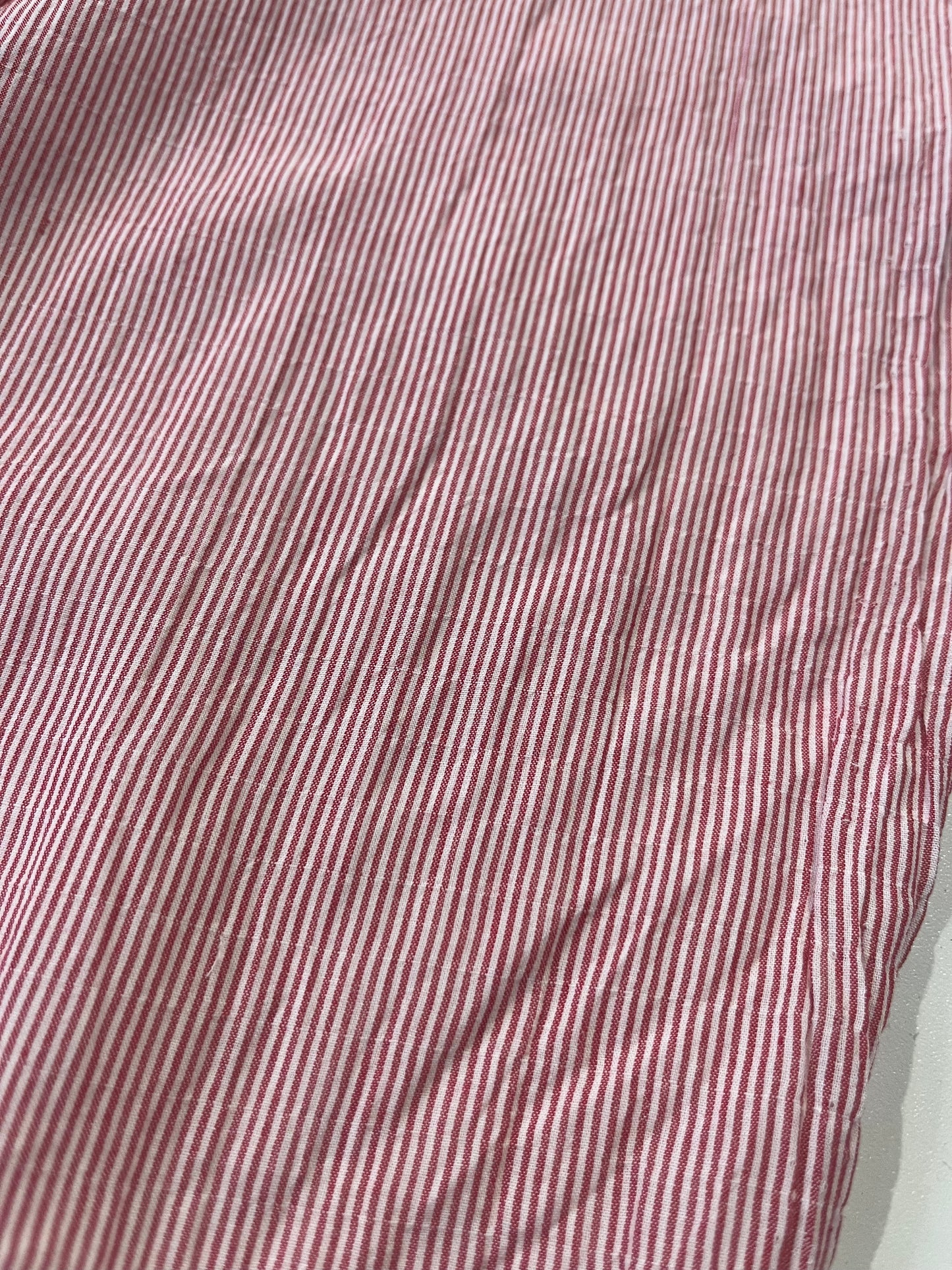 LC STEF 065 colourwoven cotton voile seersucker stripes