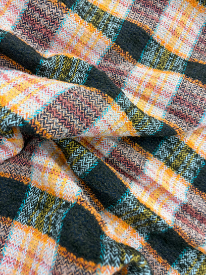 EDDY 016 checkered shetland wool tweed