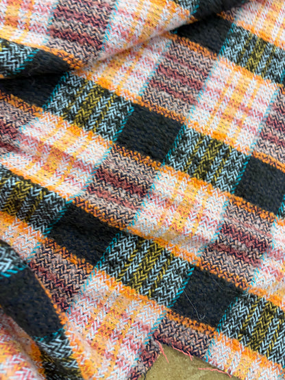 EDDY 016 checkered shetland wool tweed