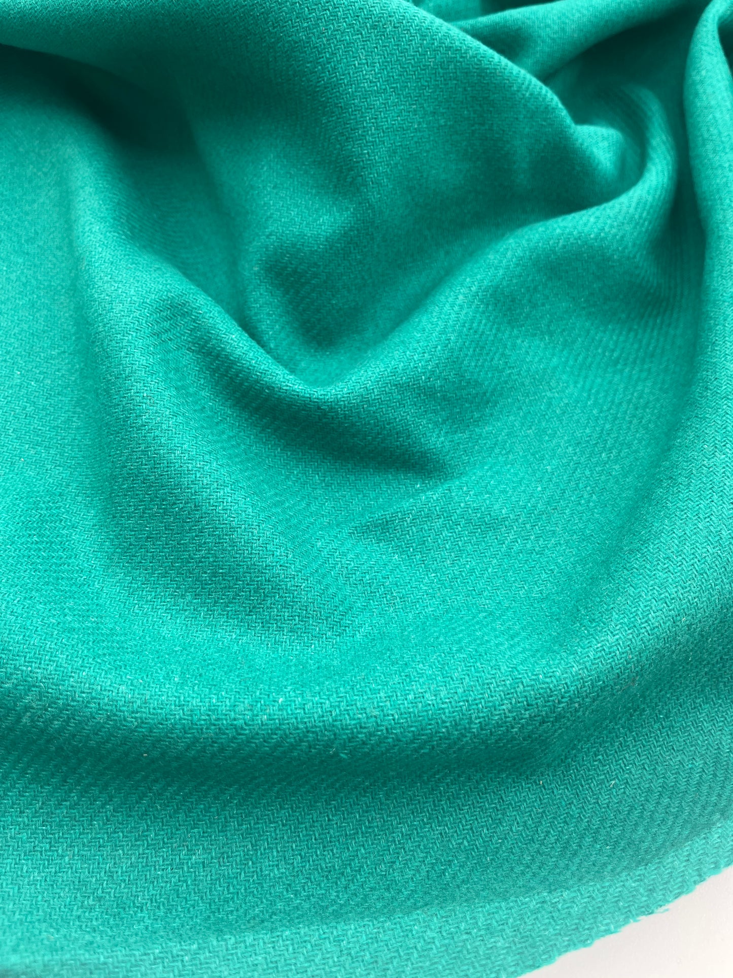 GINA 013  woolen coat fabric green