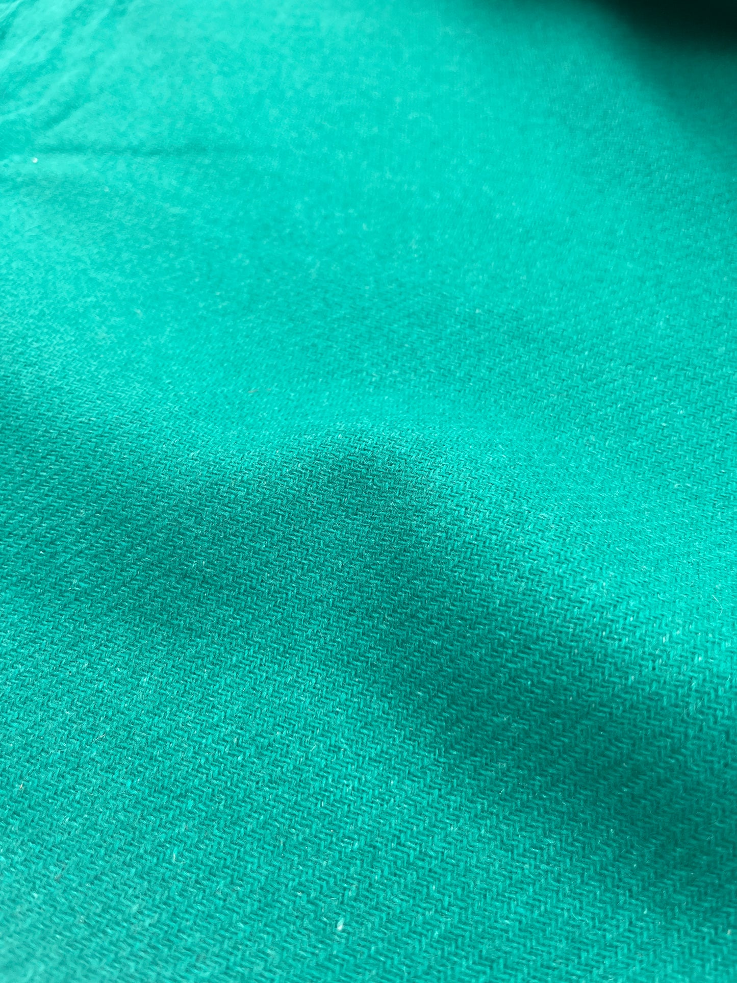 GINA 013  woolen coat fabric green