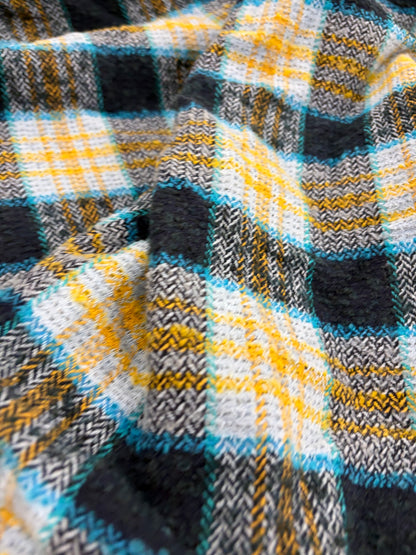 EDDY 017 checkered shetland wool tweed