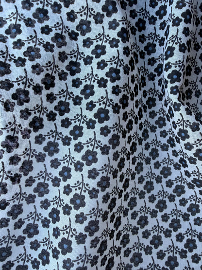 MIA 024 small flowers print cotton voile