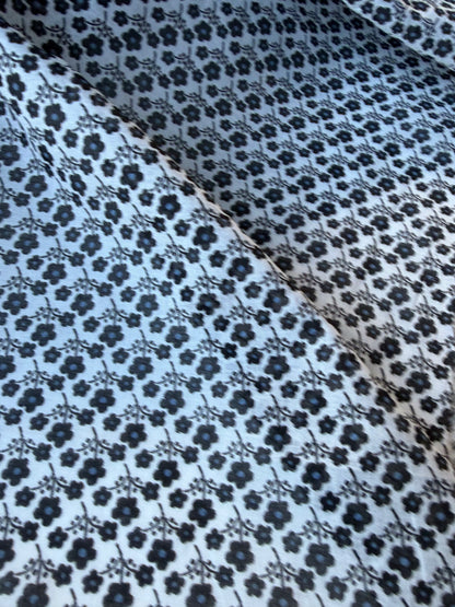 MIA 024 small flowers print cotton voile