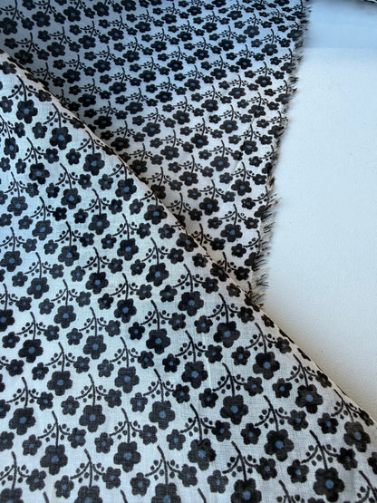 MIA 024 small flowers print cotton voile