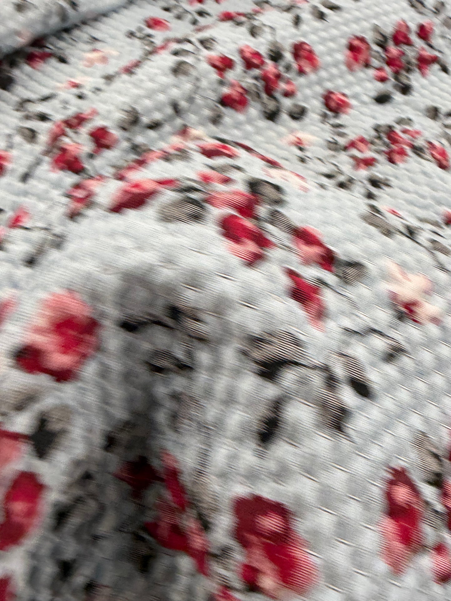 EDDY 020 shiny structured jacquard with flowers