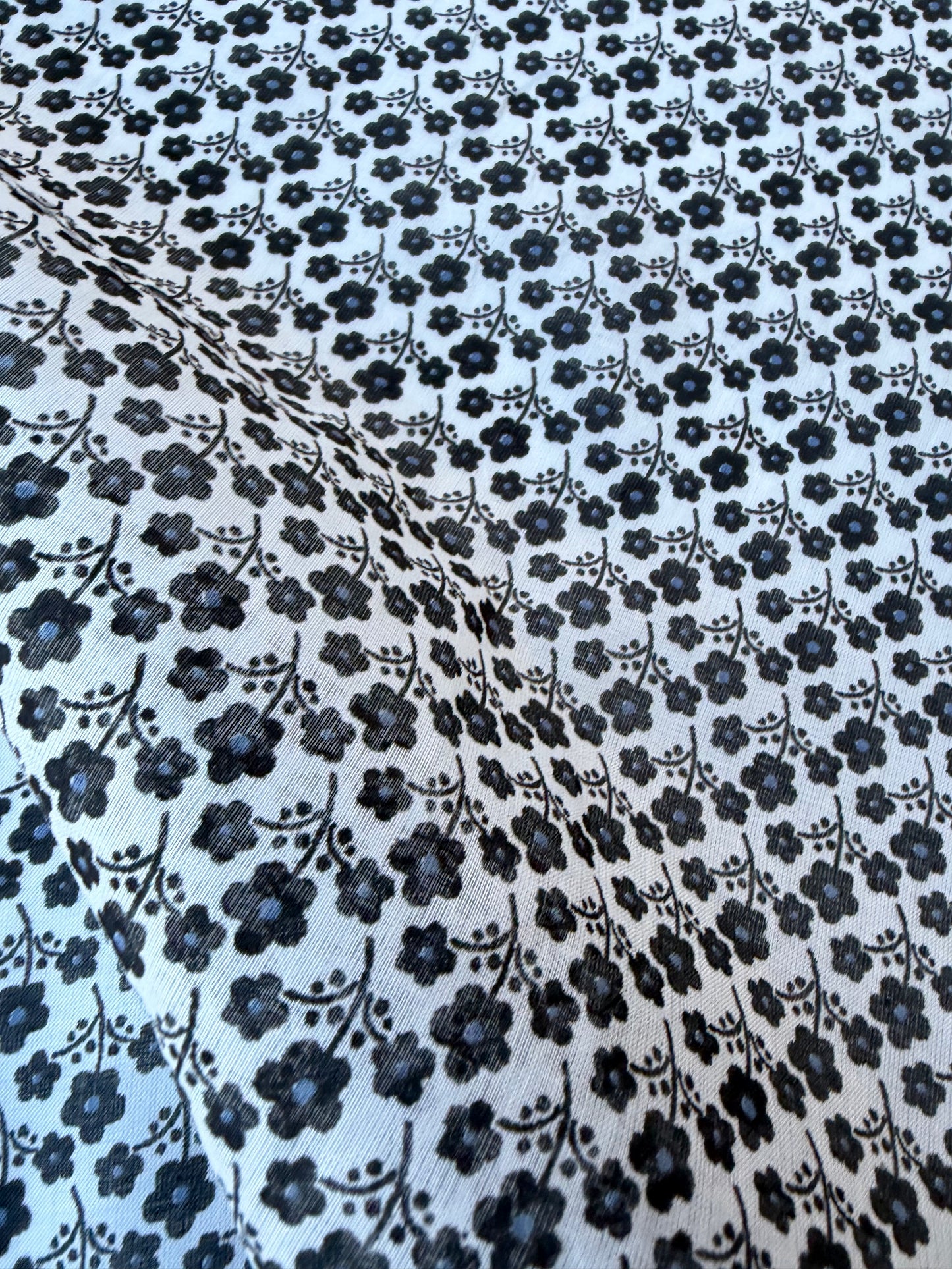 MIA 024 small flowers print cotton voile