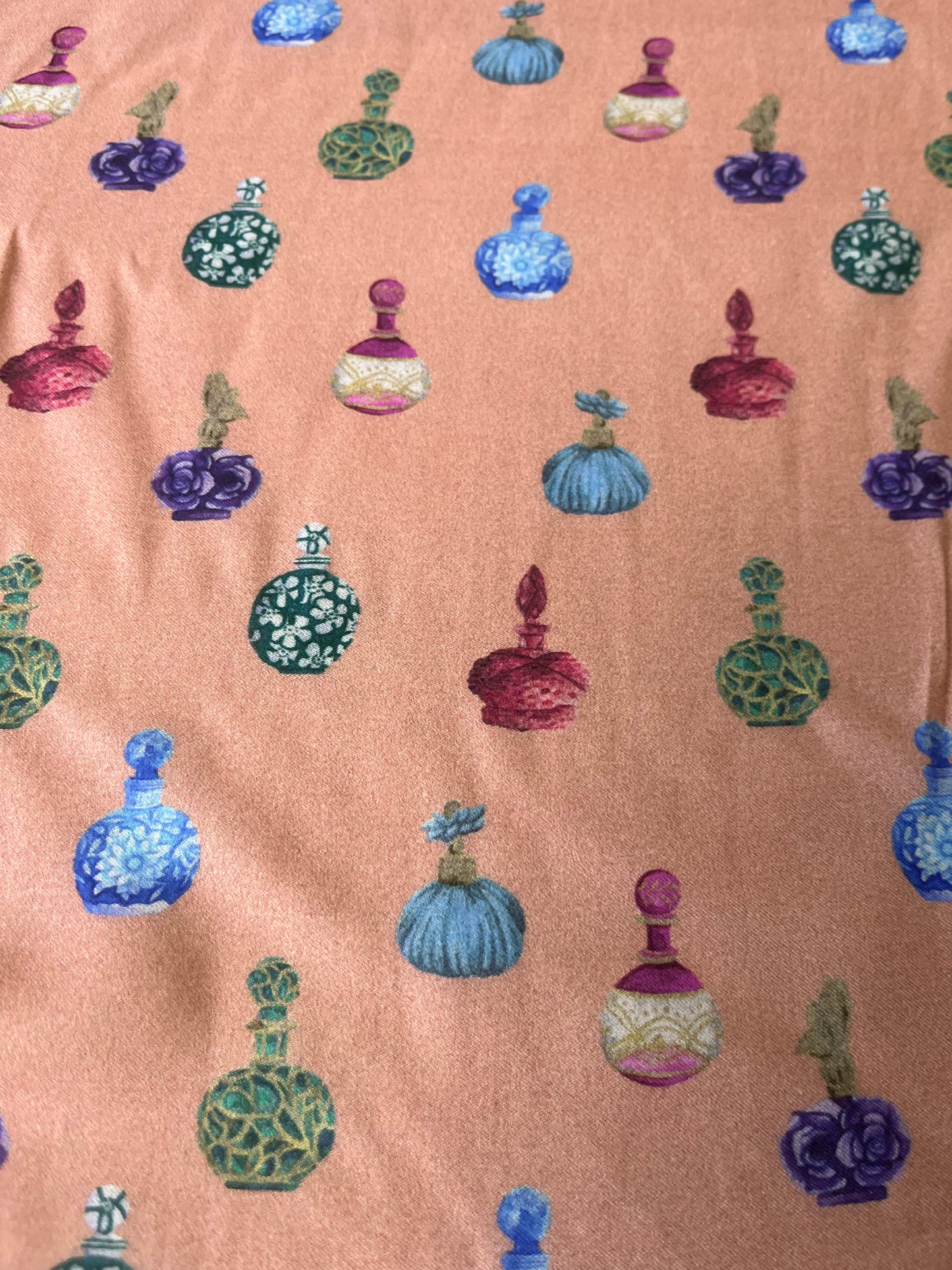 KATIA 014 viscose satin with conversational print