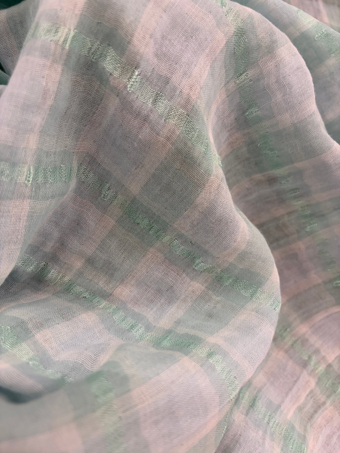 EDDY 022 Emerald green cotton colourwoven shirting check
