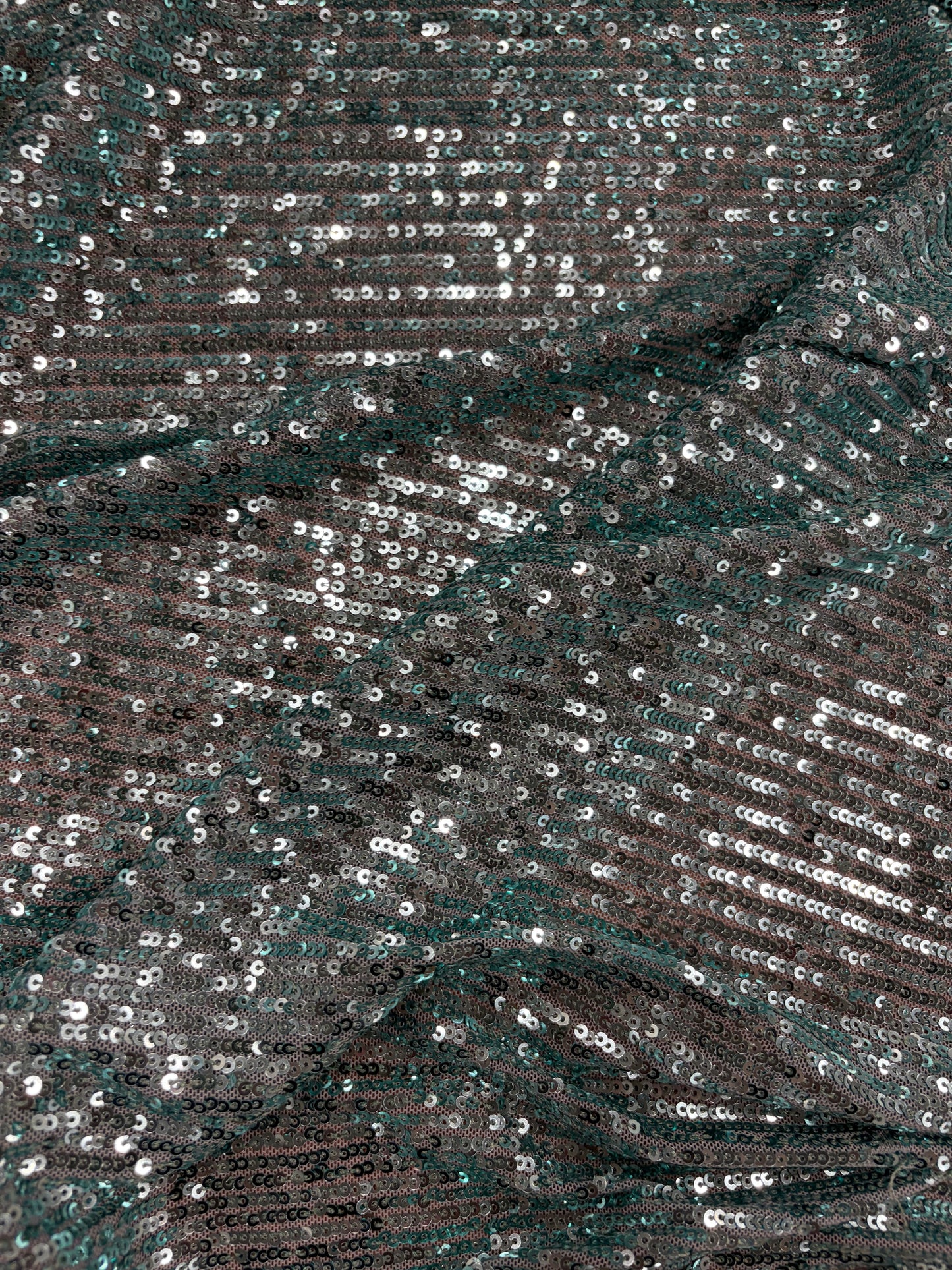 EDDY 023 mesh sequins emerald green