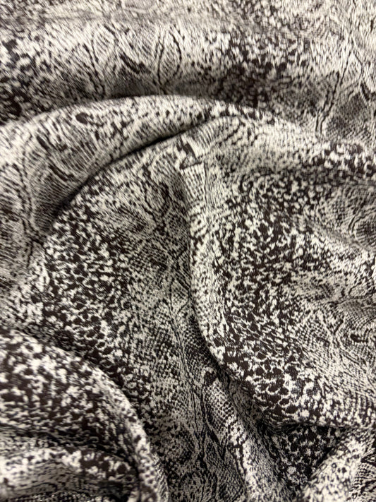 EDDY 024 shiny snake stretch jacquard