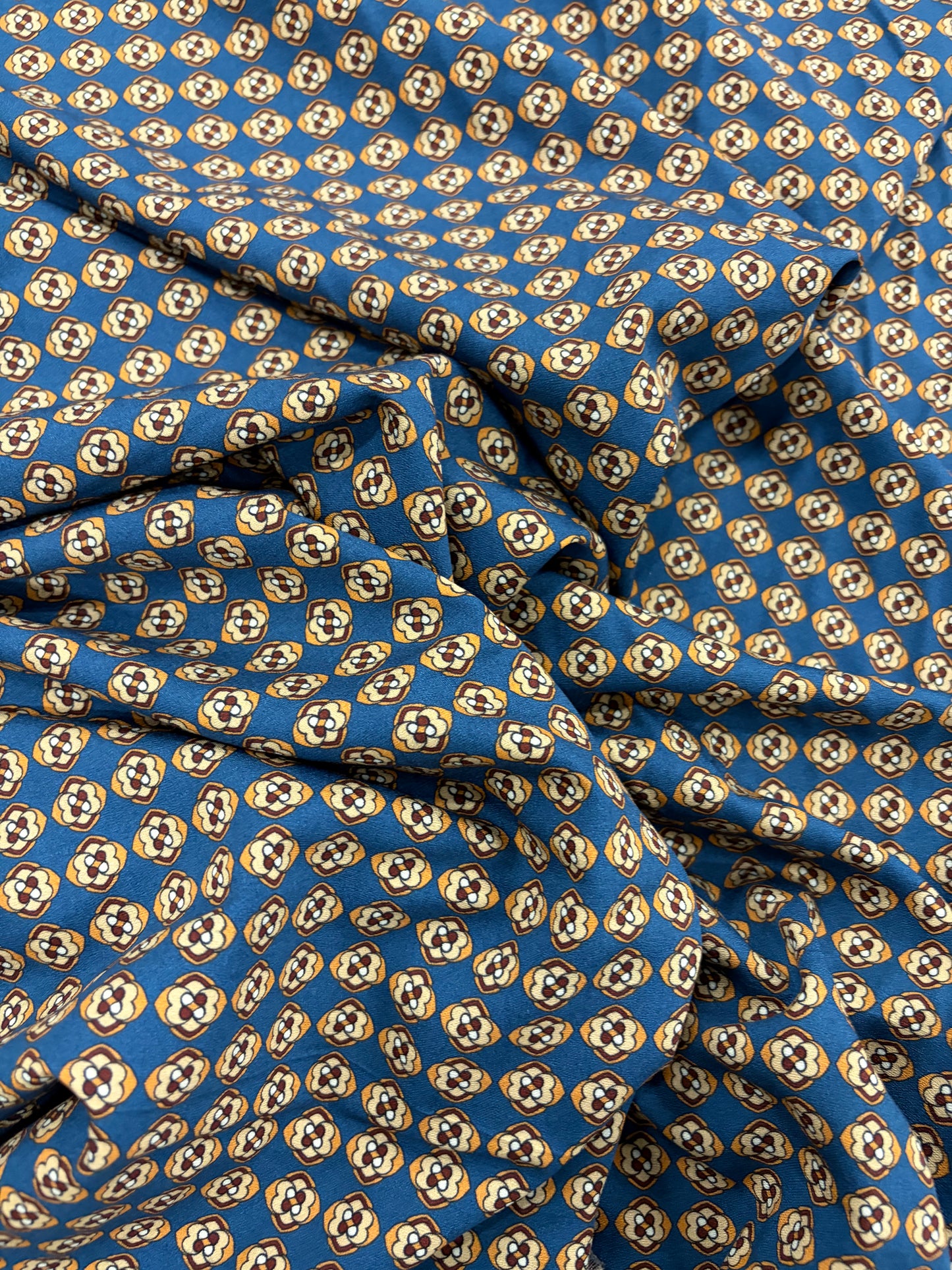 KELLY 001 Viscose Satin cravatte print