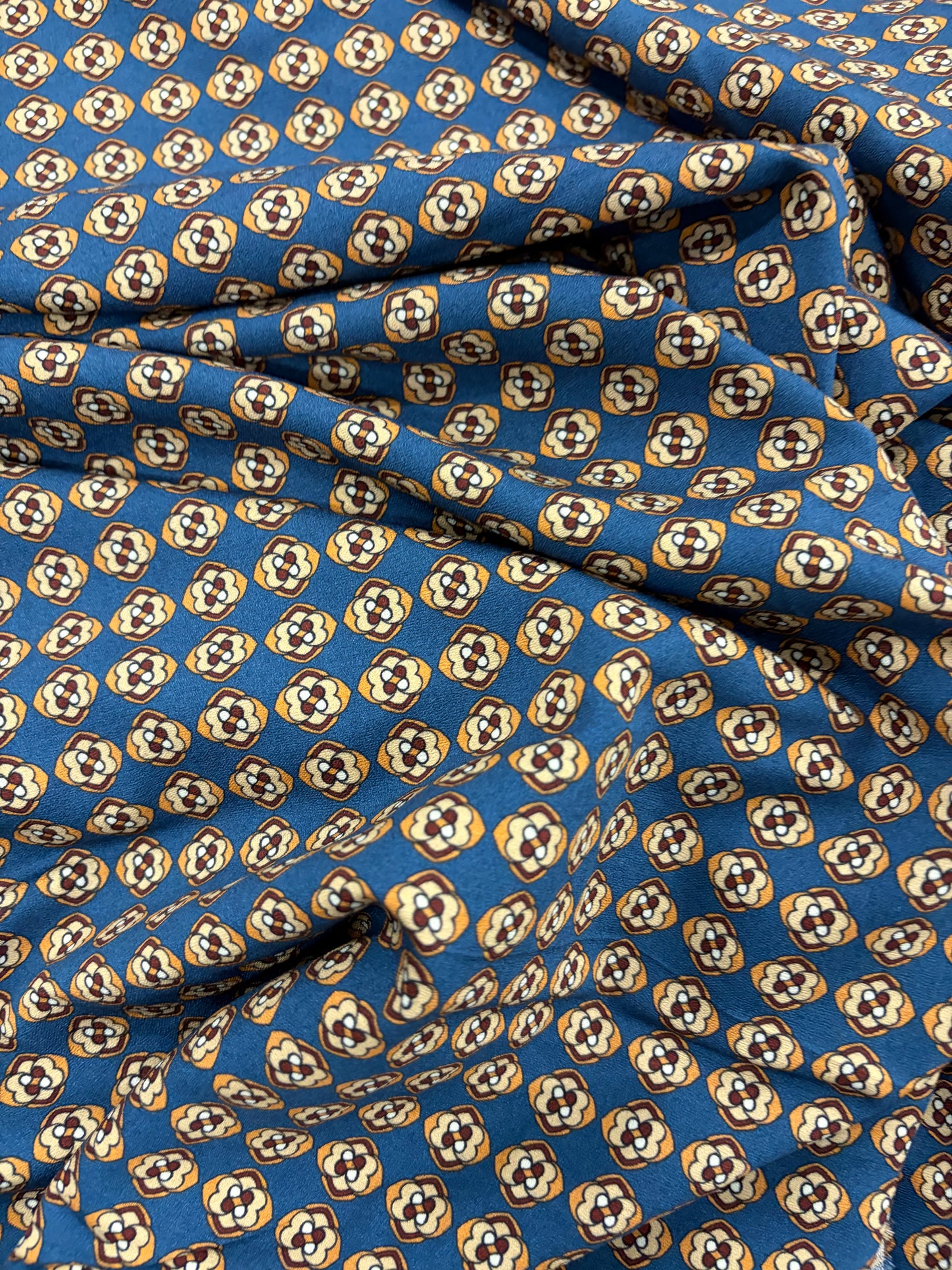 KELLY 001 Viscose Satin cravatte print