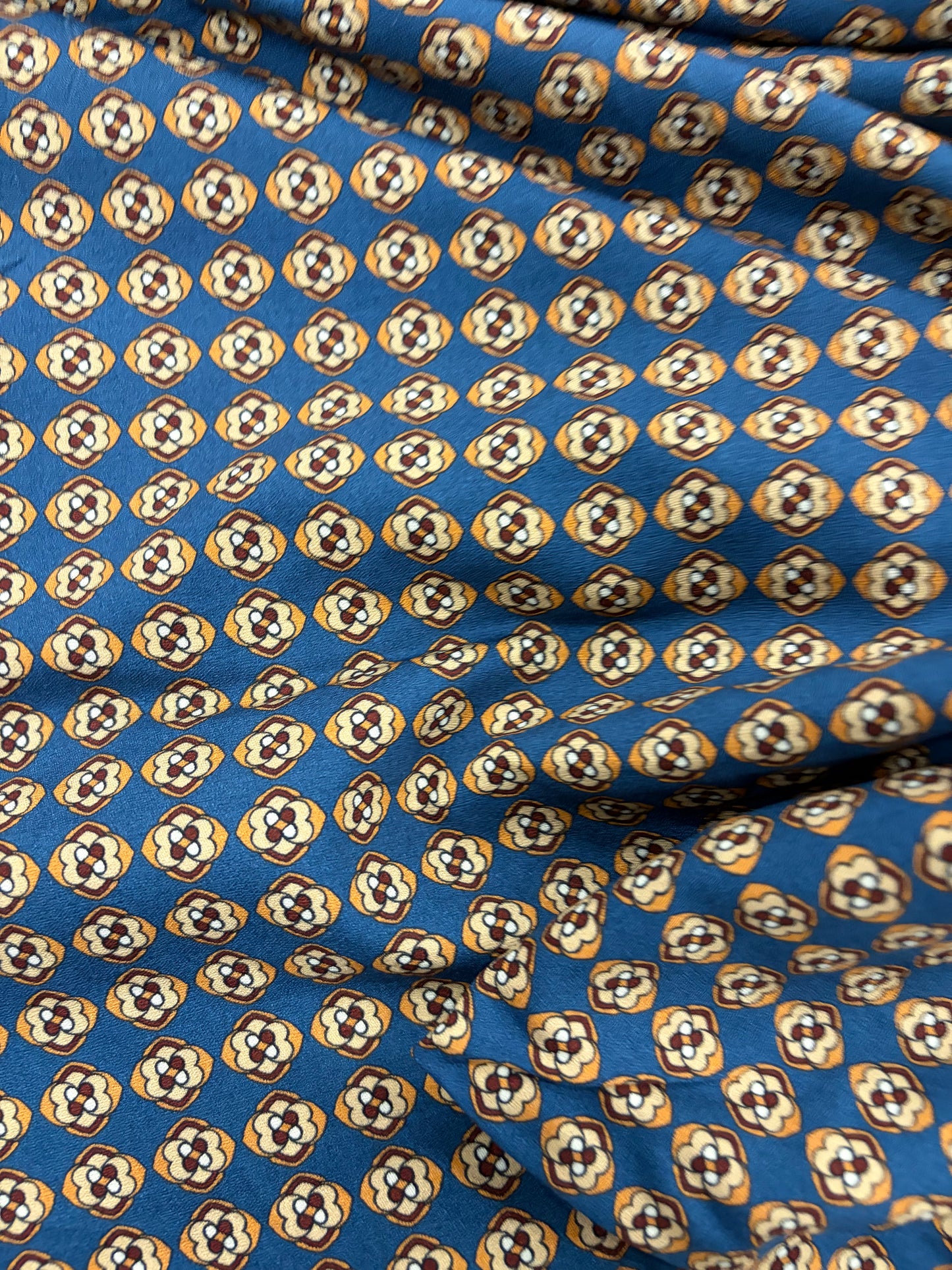 KELLY 001 Viscose Satin cravatte print