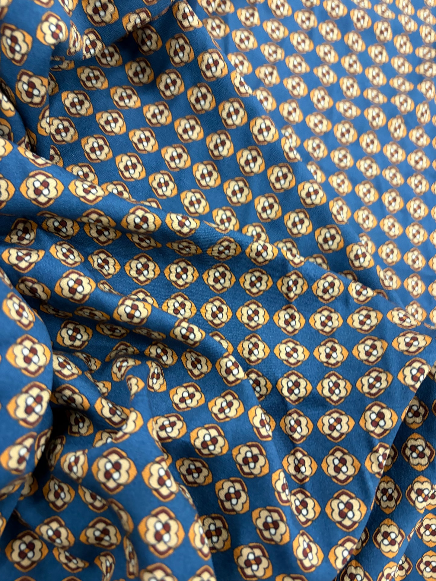 KELLY 001 Viscose Satin cravatte print