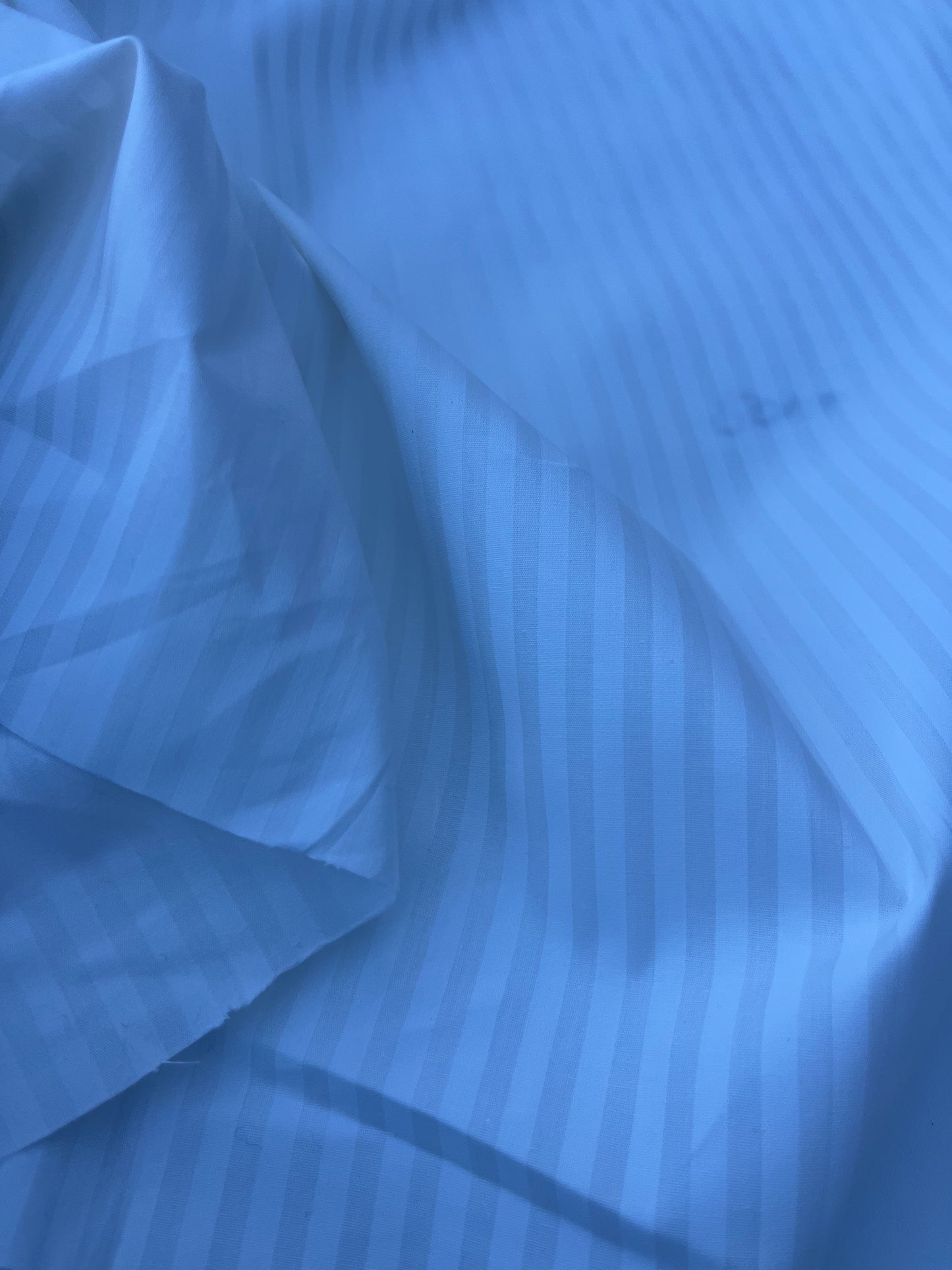 STRIPE SOCIETY 007 cotton poplin light grey 5mm stripes