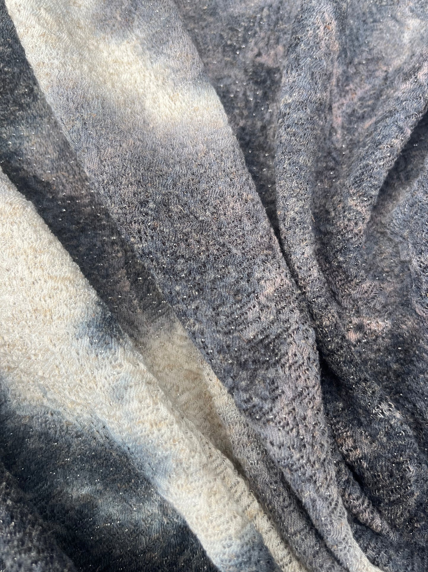 TERESA 010 Lurex jersey Tie-dye black