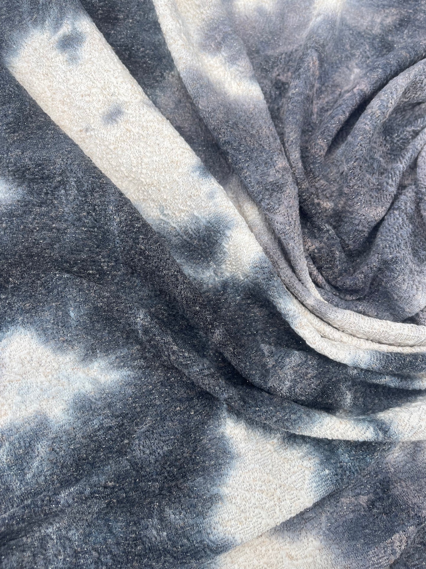 TERESA 010 Lurex jersey Tie-dye black