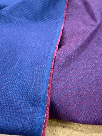 KELLY 002 cotton colourwoven shirting jacquard bicolor blue/red
