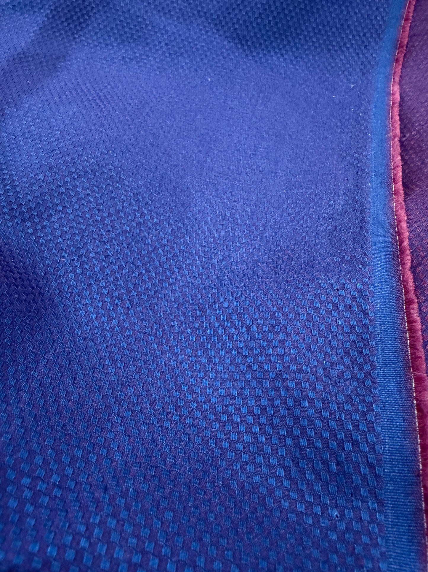 KELLY 002 cotton colourwoven shirting jacquard bicolor blue/red
