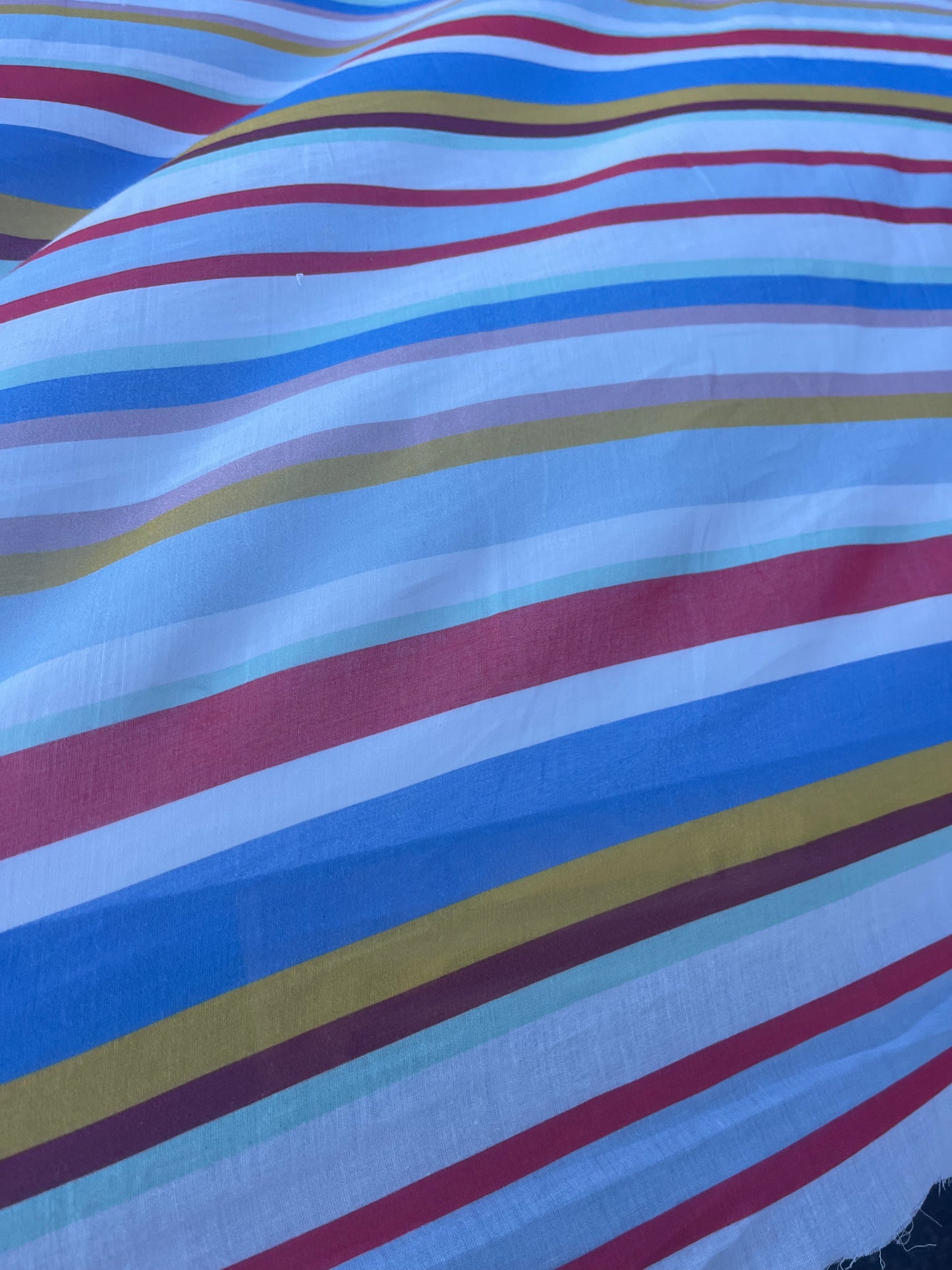 STRIPE SOCIETY 009 cotton voile multicolour stripe