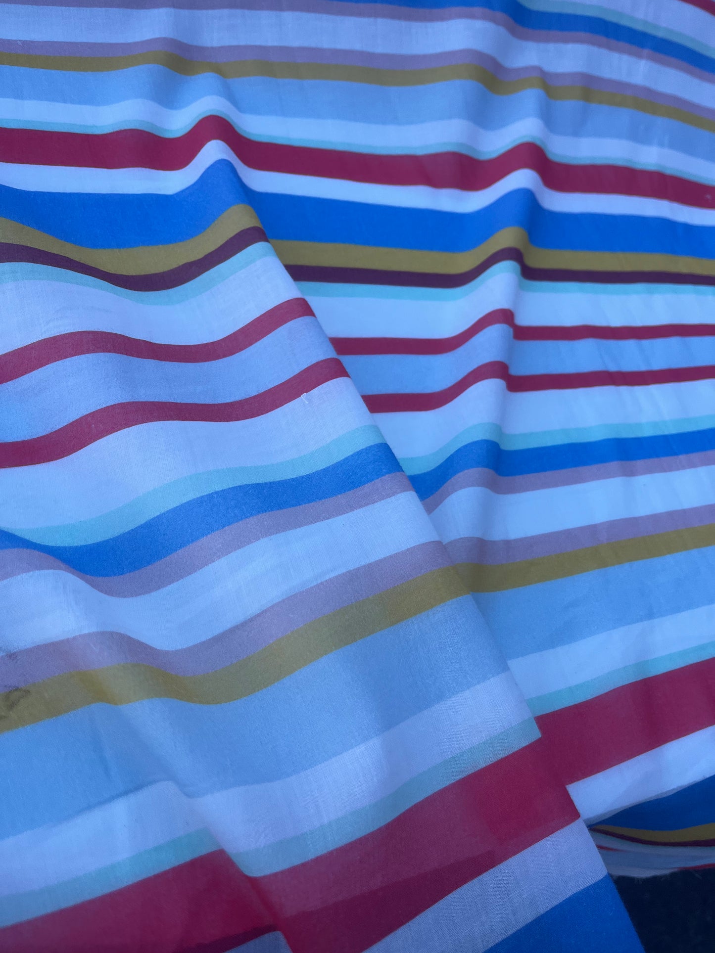 STRIPE SOCIETY 009 cotton voile multicolour stripe