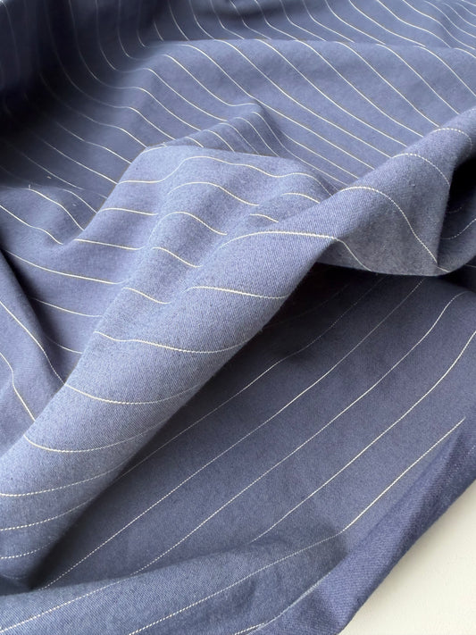 ELENA 009 suiting fabric horizontal pinstripe