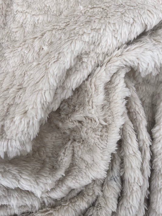 TERESA 014 sherpa fabric sand