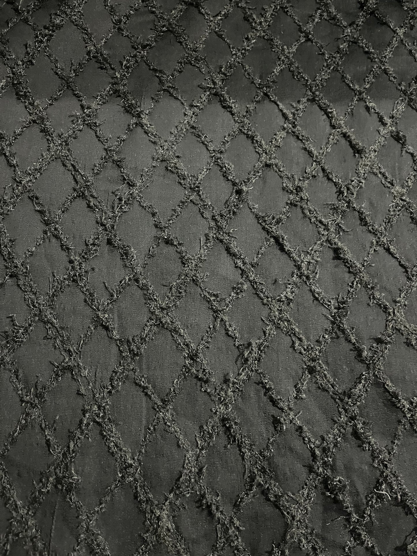 LC SHAFTY 005 black denim jacquard fil coupé