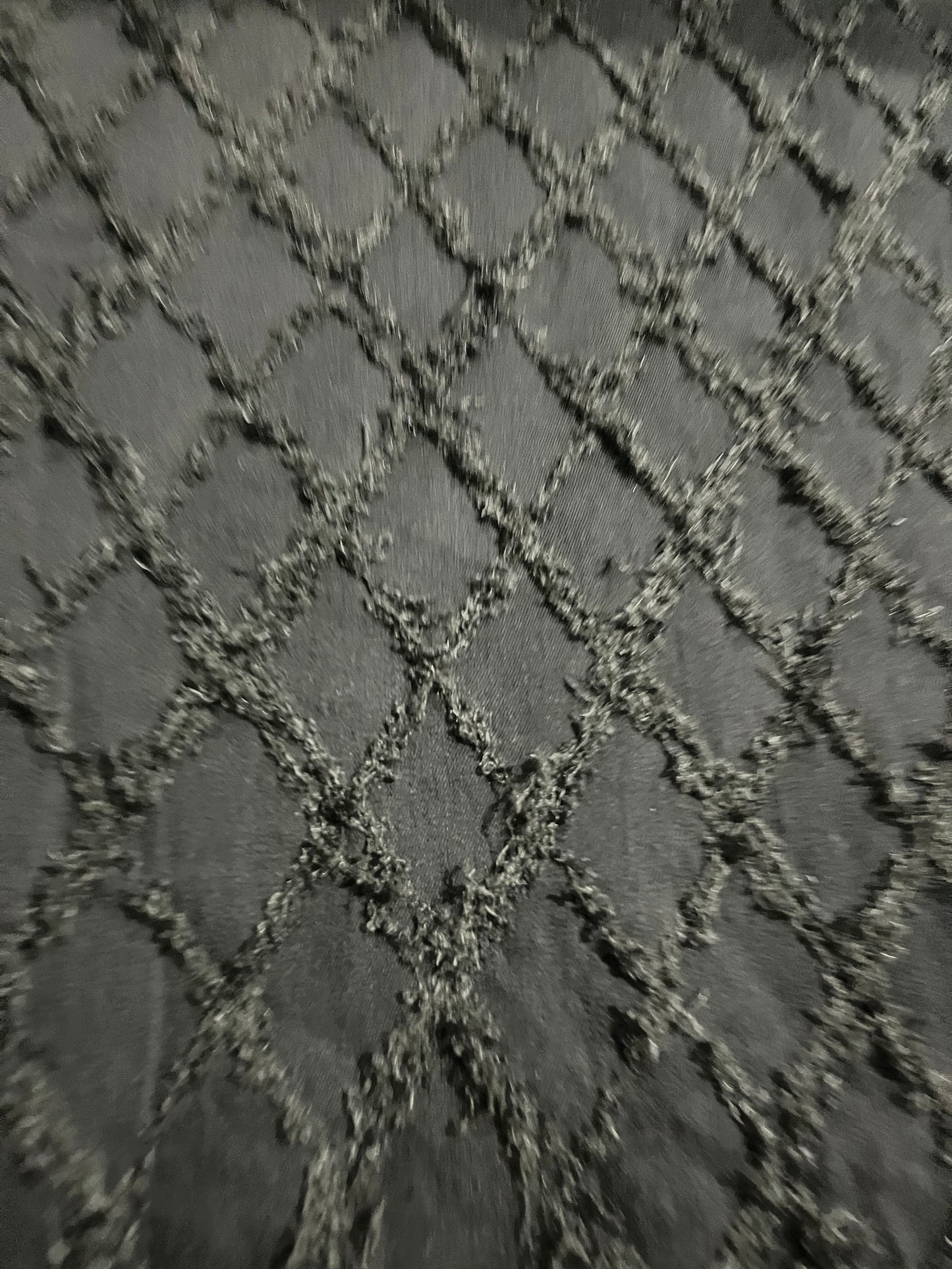 LC SHAFTY 005 black denim jacquard fil coupé