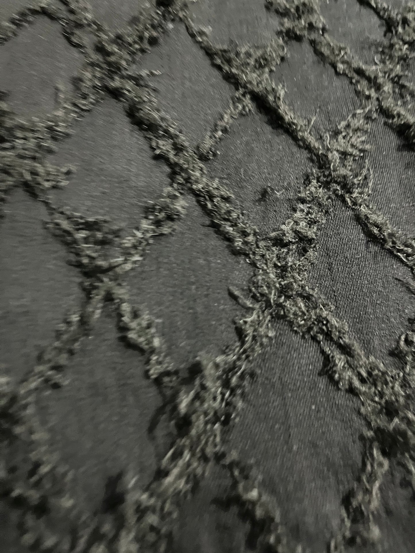 LC SHAFTY 005 black denim jacquard fil coupé