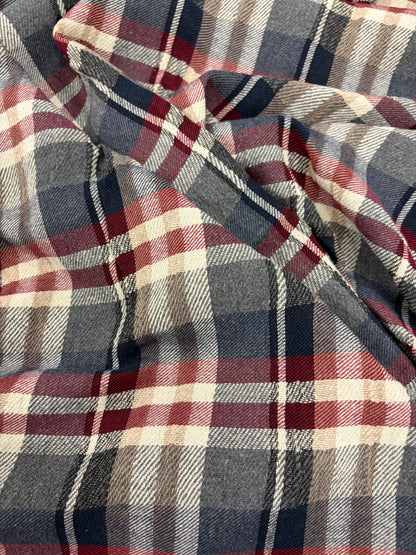 KELLY 007 light cotton colourwoven checkered shirting fabric
