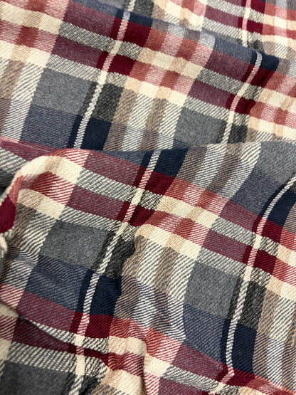 KELLY 007 light cotton colourwoven checkered shirting fabric