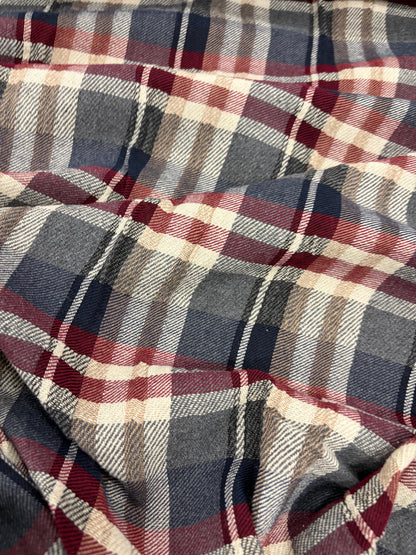 KELLY 007 light cotton colourwoven checkered shirting fabric