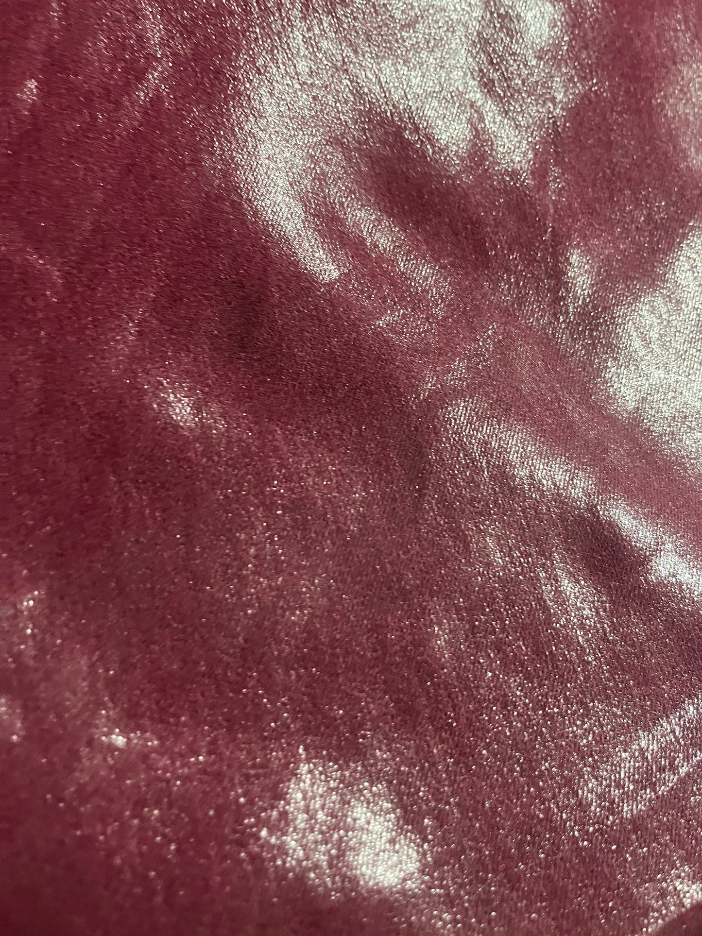 SHAFTY 007 denim with shiny coating burgundy