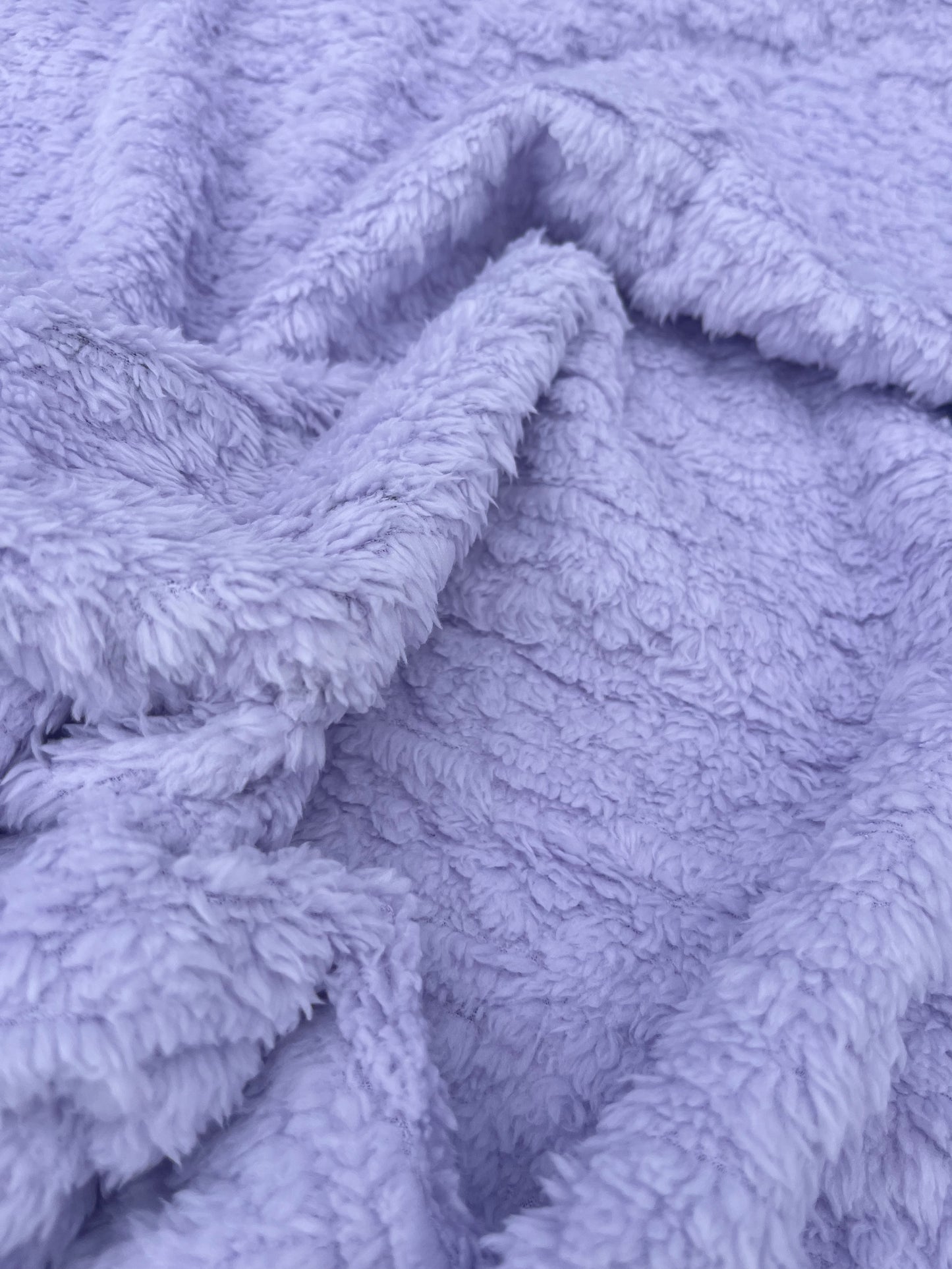 TERESA 016 sherpa fabric lilac