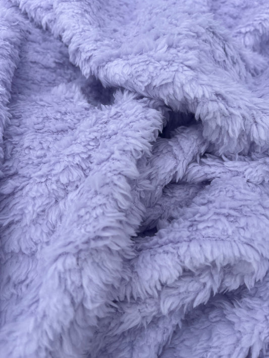 TERESA 016 sherpa fabric lilac