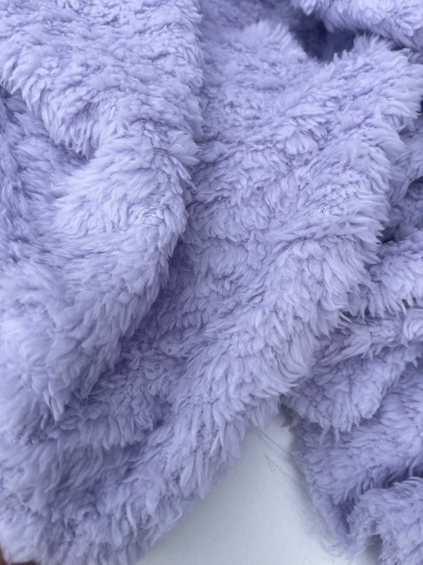 TERESA 016 sherpa fabric lilac