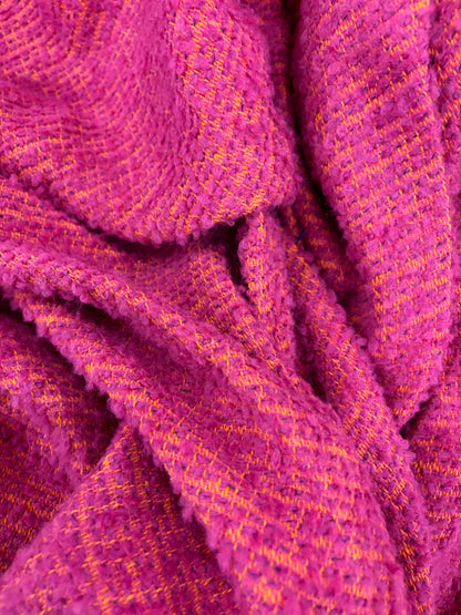KELLY 009 tweed bouclette fuchsia