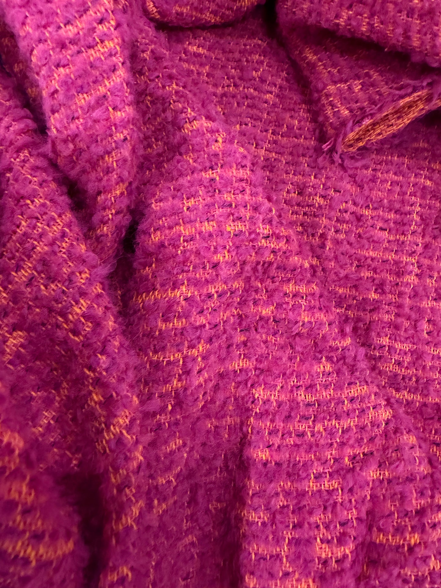 KELLY 009 tweed bouclette fuchsia