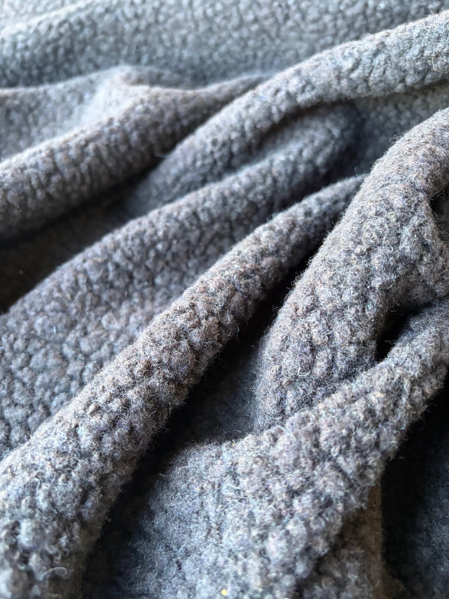 MIA 038 soft bouclette with wool black
