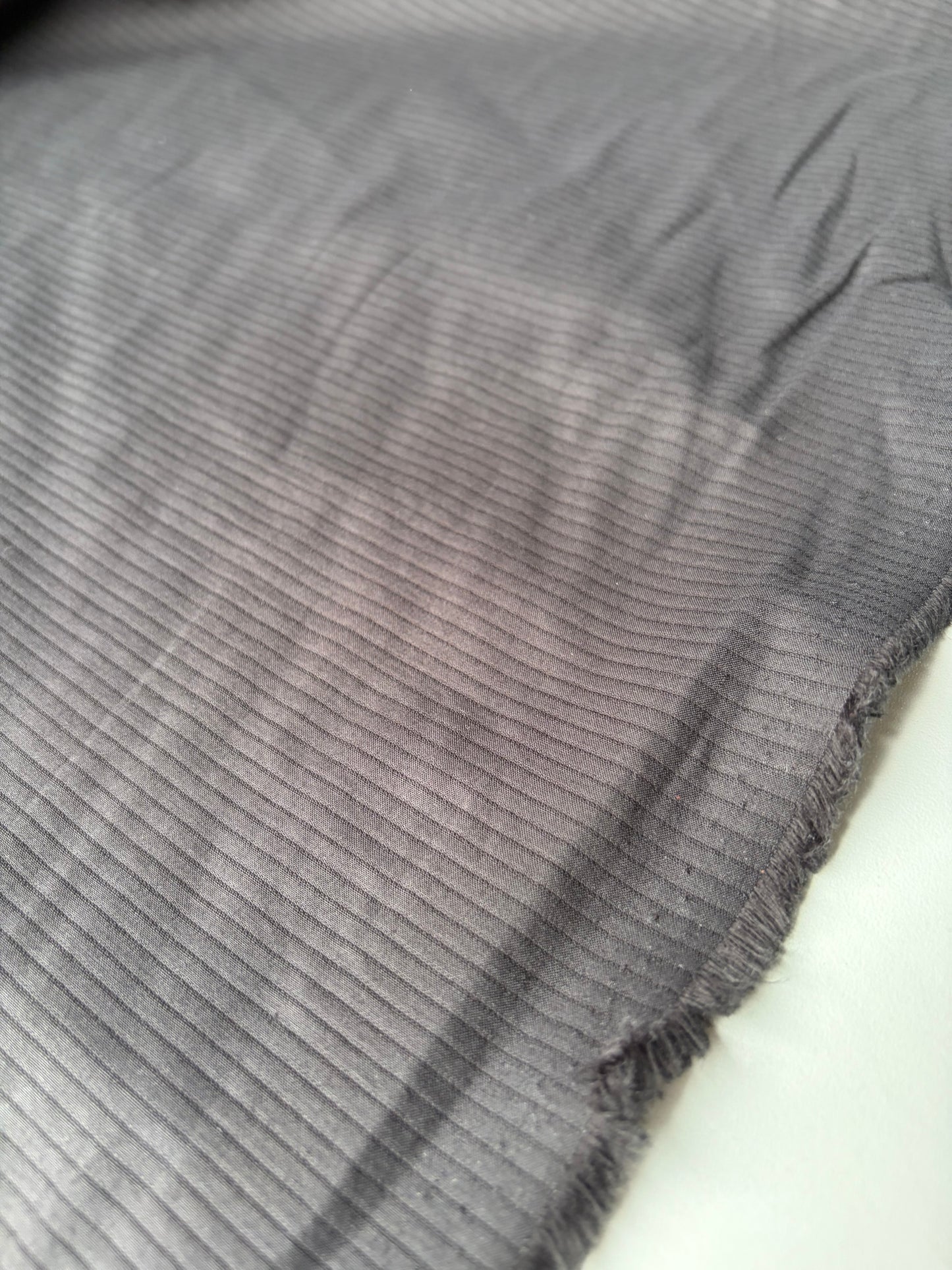 PC ELENA 014 structured  cotton stripes black