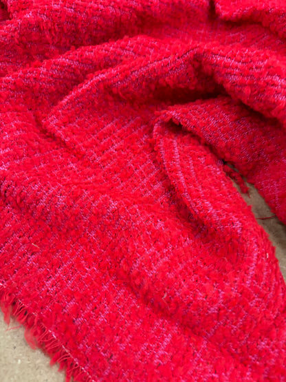 KELLY 010 tweed bouclette red