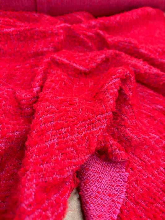 KELLY 010 tweed bouclette red